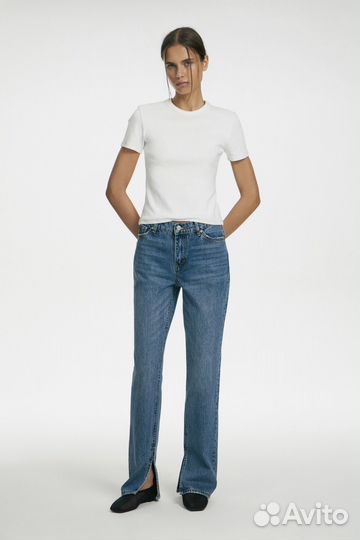 Джинсы с разрезами Lime 44