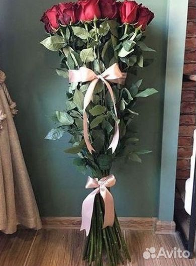 Метровые розы Доставка цветов