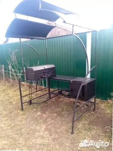 Мангал С крышей