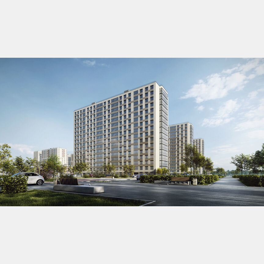 1-к. квартира, 40,4 м², 2/16 эт.