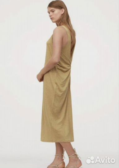 Льняное платье H&M Новое