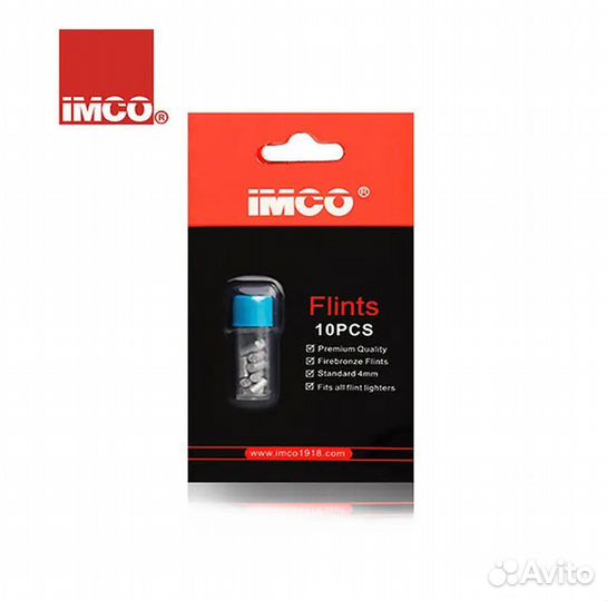 Набор кремни и фитиль для зажигалок imco