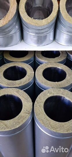 Дымоход сэндвич-труба D150 нерж/нерж