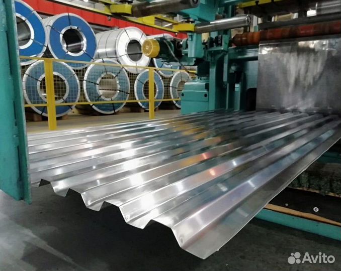 Профнастил для фасадов и крыш оцинкованный р/м2