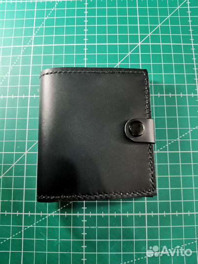 Мини кошелек из натуральной кожи. Ручная работа