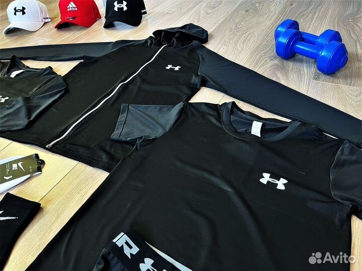 Рашгард Under Armour Black - 5/1, 2/104