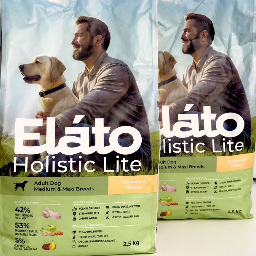 Elato Holistic Lite для взрослых собак