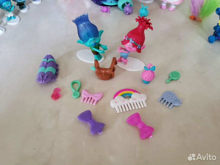 Игровой набор Тролли + в подарок набор ластиков