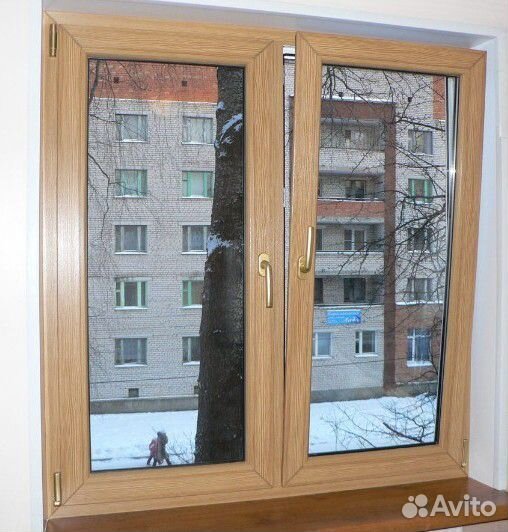 Окна ламинированные