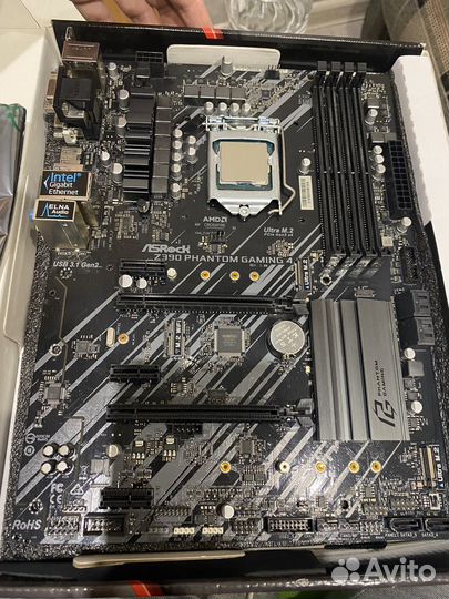 Процессор Intel i7 9700f + Asrock z390