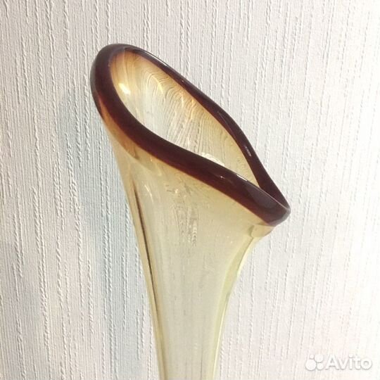 Ваза напольная цветное стекло