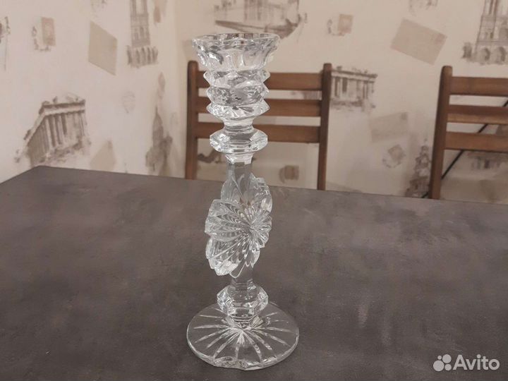 Хрустальная ваза, подсвечник СССР