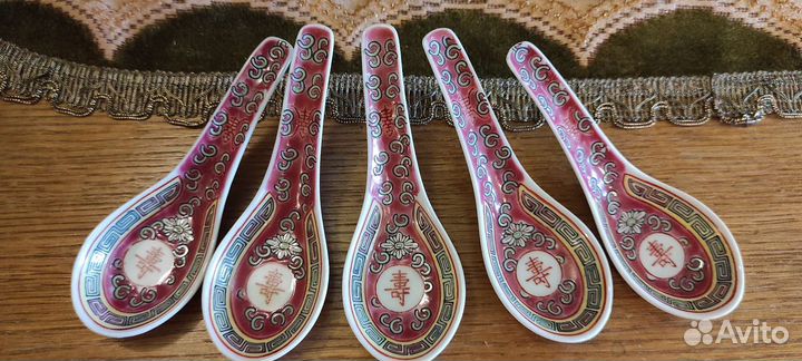 Ложки Старый Китай фарфор