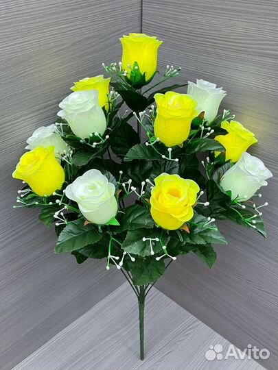 Букет из искусственных цветов Розы Декоративное