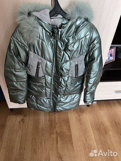 Пуховик зимний для девочки
