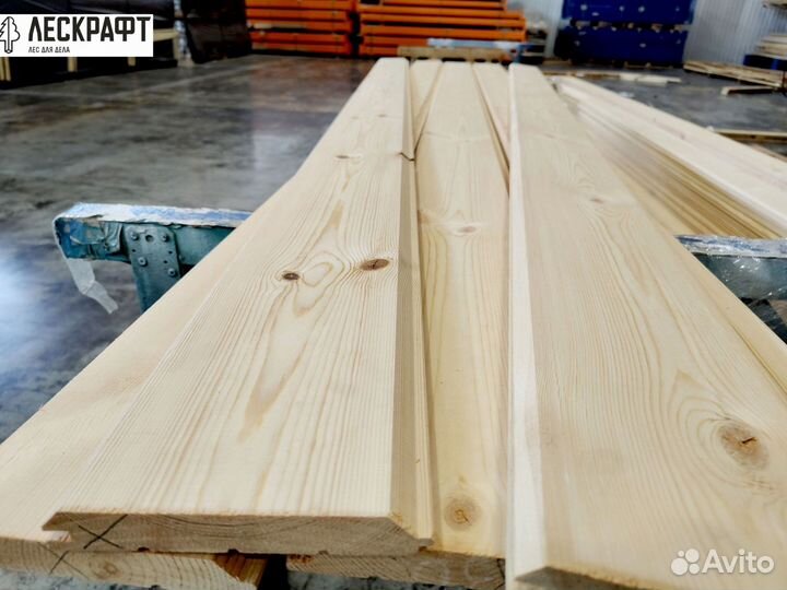 Имитация бруса 20*146*3000 сорт C ангарская сосна