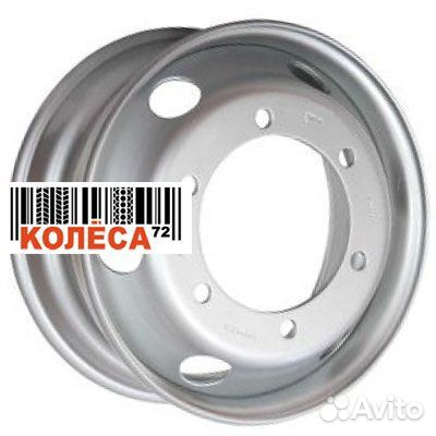 Accuride/Mefro/тзск штампованный 5.5x16 6x170 ET106 Dia130 Silver (усиленный 1200кг)