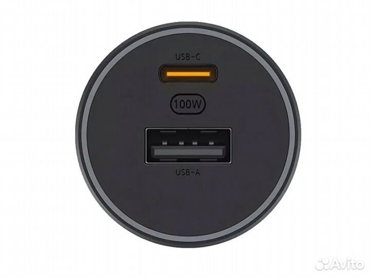 Автомобильная зарядка Xiaomi 1A1C 100W