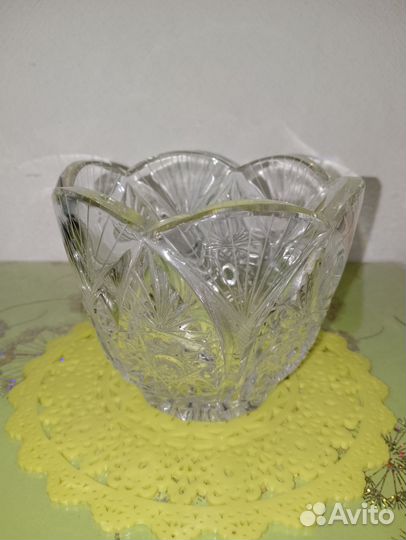 Ваза хрустальная