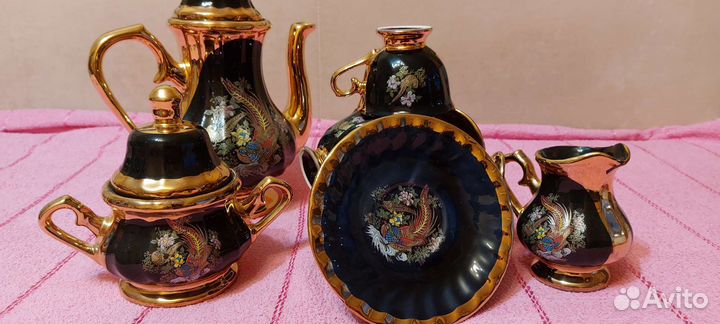 Новый чайный сервис с золотом