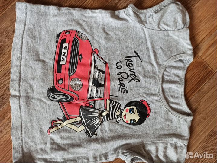 Детская одежда пакет летней одежды на 3-4 лет 6 шт