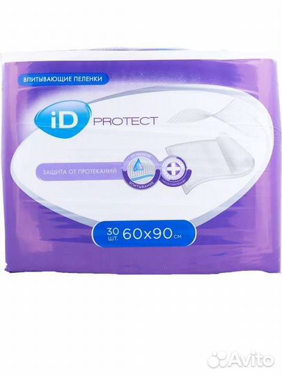 Пеленки одноразовые 60х90 30 штук
