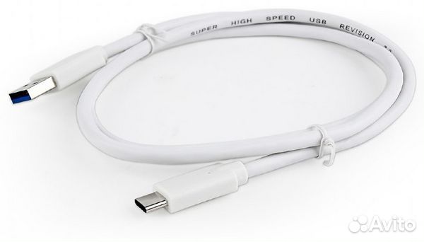Кабель USB Cablexpert CCP-USB3-amcm-1M-W USB3.0 (A