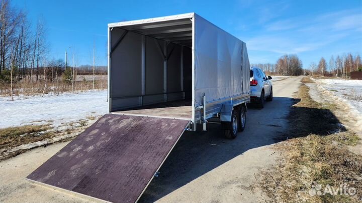 Прицеп сст 7132-65 R15 (Борт-Аппар. и Тент 1.7 )