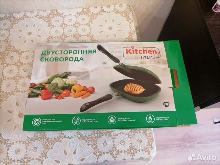 Двухсторонняя сковорода гриль