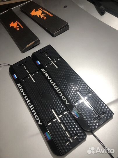 Номерные рамки с подсветкой