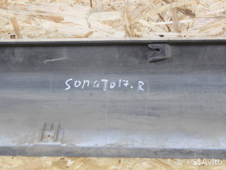 Накладка порога внешняя правая Hyundai Sonata LF