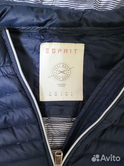 Тонкий пуховик женский esprit 40-42