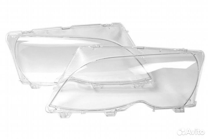 Стекло фары BMW 3 серия E46 (2001-2006) рест L/R