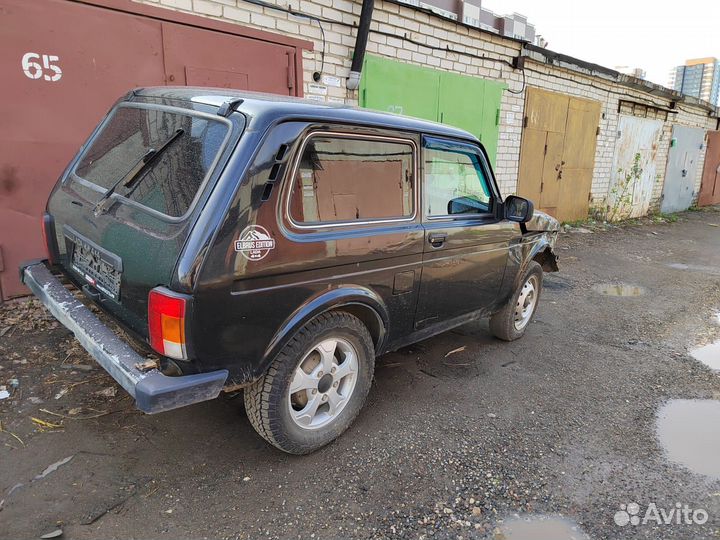 LADA 4x4 (Нива) 1.7 МТ, 2016, битый, 103 801 км