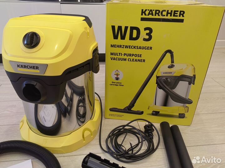 Пылесос Karcher WD1 Compact Battery