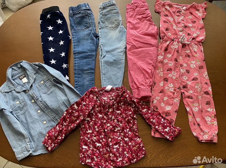 Вещи пакетом на девочку 110