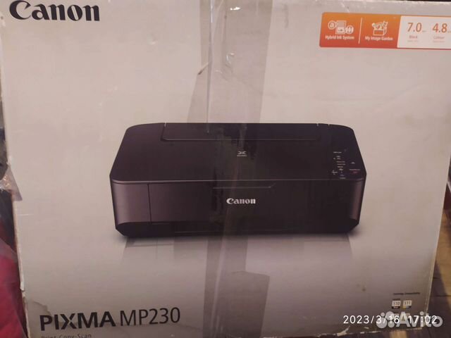 Принтер canon pixma mp230