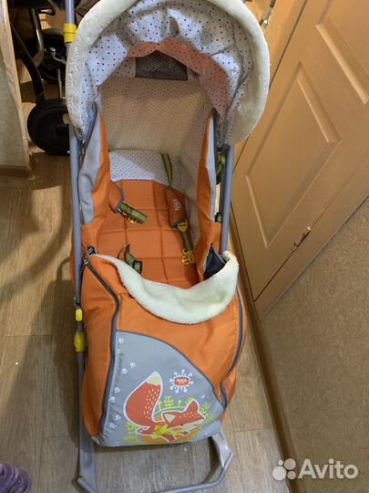 Коляска санки