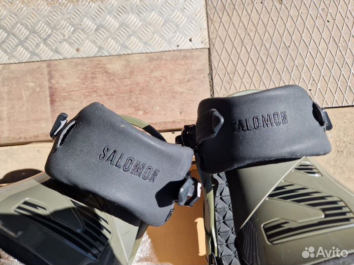 Крепления для сноуборда salomon trigger black XL