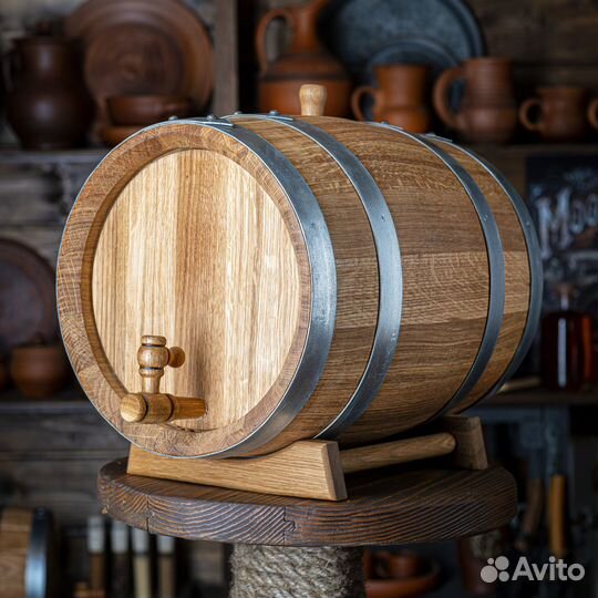 Бочка дубовая 10 литров