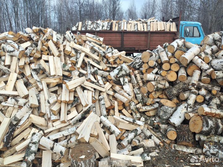 Дрова колотые(Берёза)