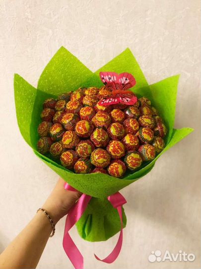 Сладкие букеты из конфет