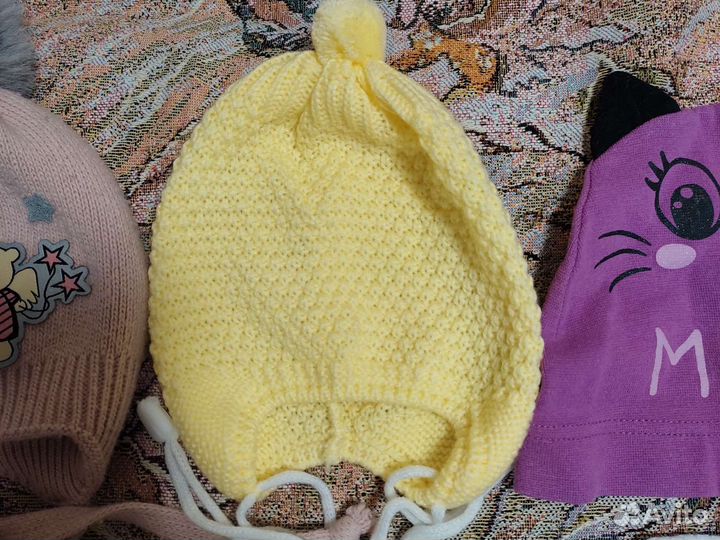 Шапки для девочки на 1 годик