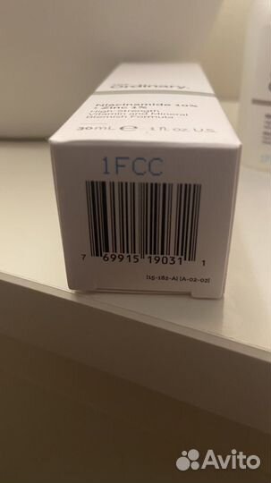 The ordinary сыворотка Niacinamide 10 + Zinc 1