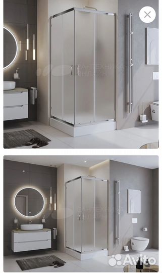 Душевой уголок BelBagno Uno 195 A 2 90 P Cr