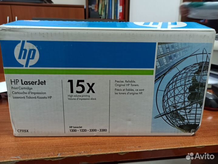 Картридж Hp c7115x 15x Hewlett-Packard LJ 1200 чр