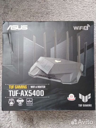 Wi-Fi роутер asus TUF Gaming AX5400 (новый)