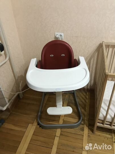 Детский стульчик для кормления chicco polly