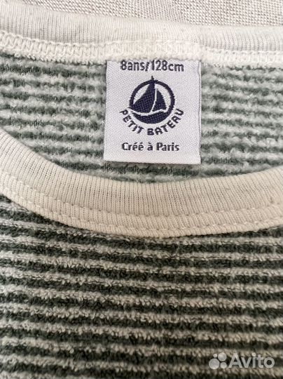 Пижама махровая Petit bateau, 8лет