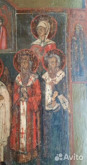 Икона Собор Ангела Хранителя.18век